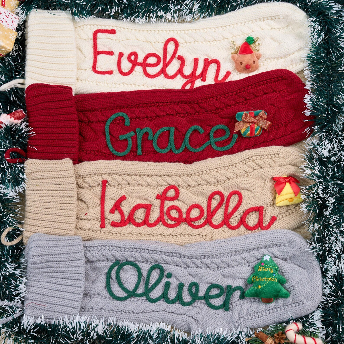 Dinky Knitted Christmas Stocking