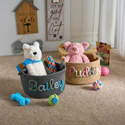Dinky Dog Toy Basket