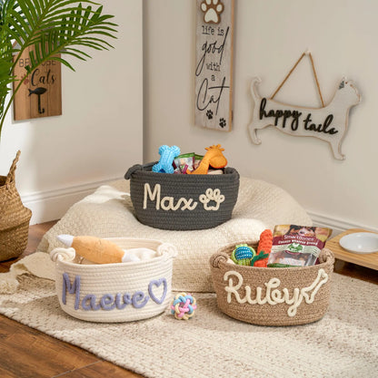 Dinky Dog Toy Basket