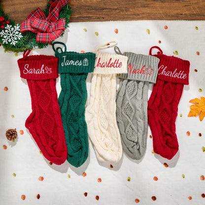 Dinky 2 Tone Knitted Stocking