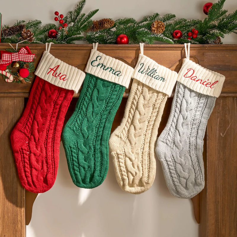 Dinky 2 Tone Knitted Stocking