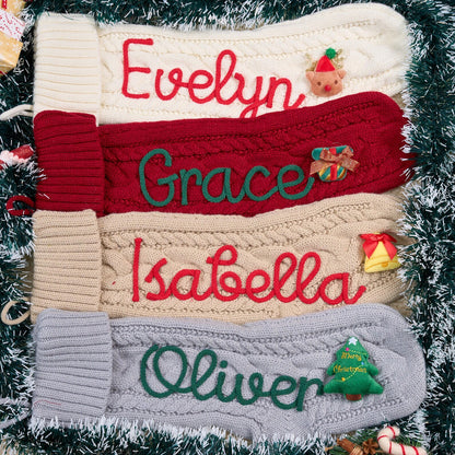Dinky Knitted Christmas Stocking