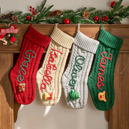 Dinky Knitted Christmas Stocking