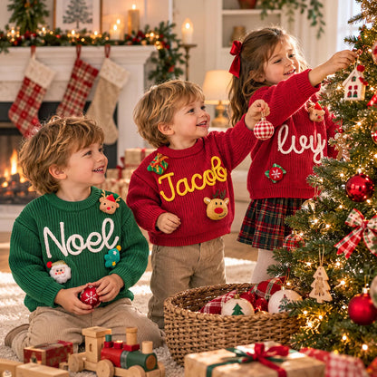 Dinky Christmas Sweatshirt in Red