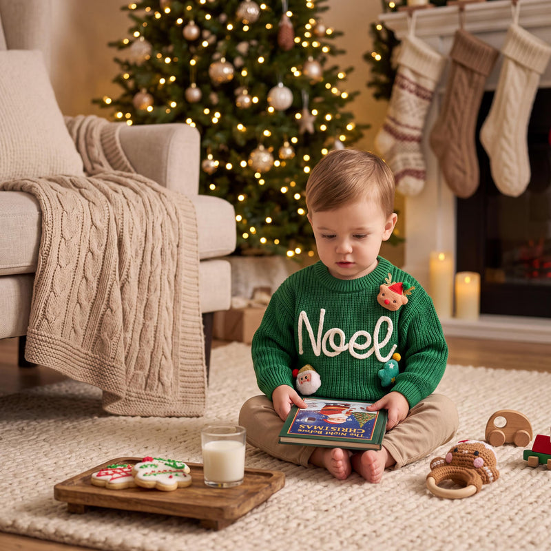 Dinky Christmas Sweatshirt in Green